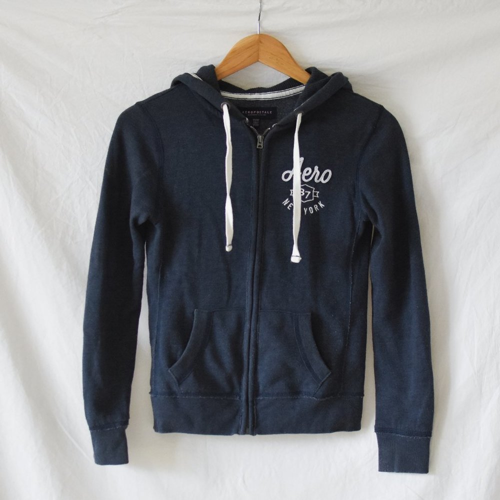 Aeropostale Dark Blue Logo Jacket